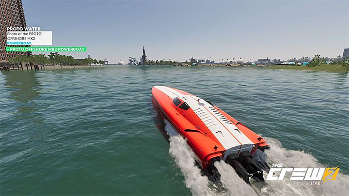 Description: Photo of the Proto Offshore MK2 Powerboat - The Crew 2: Album - Pro Racing - The Crew 2: Photo Ops - The Crew 2 Game Guide