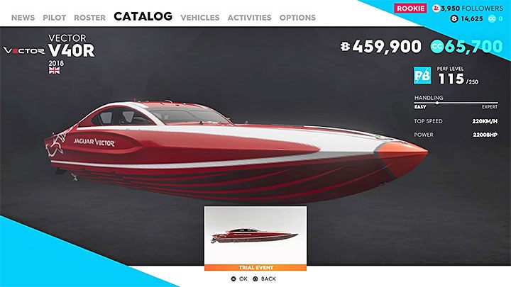 Vector V40R is the fastest and the most powerful Powerboat in The Crew 2 - The Crew 2: The best vehicles - The Crew 2: Vehicles - The Crew 2 Game Guide