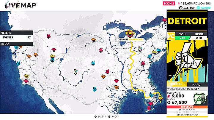 The Crew 2 - Interactive Map by SwissGameGuides