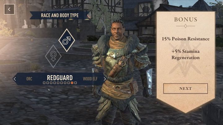 At this point, Dark Elf and High Elf races are not very interesting, because while 15% elemental damage resistance will come in handy, a bonus to spell power or magicka regeneration is useless cause most spells are easily interrupted by an enemy attack - What race to choose in TES Blades? - Character creation - The Elder Scrolls Blades Guide and Tips