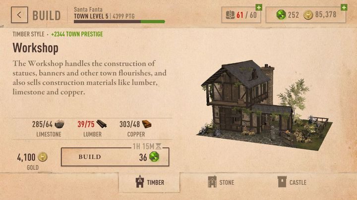 In addition to residential buildings, each of the above buildings can be built twice - Types of buildings and building upgrades in TES Blades - City - The Elder Scrolls Blades Guide and Tips