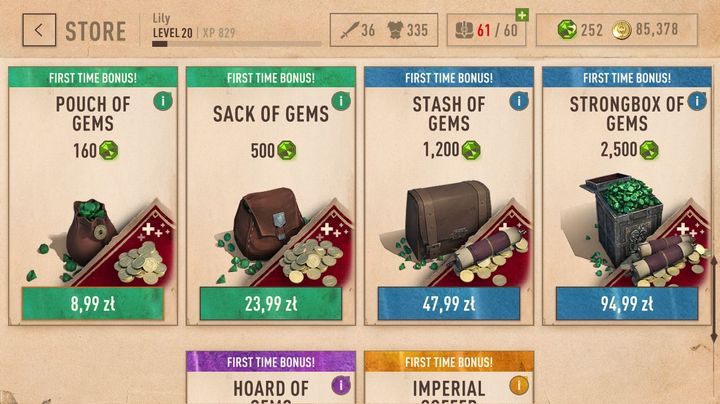 Since The Elder Scrolls: Blades is a free game, you will find offers encouraging you to spend real cash - Prices of in-game micropayments in TES Blades - Microtransactions - The Elder Scrolls Blades Guide and Tips