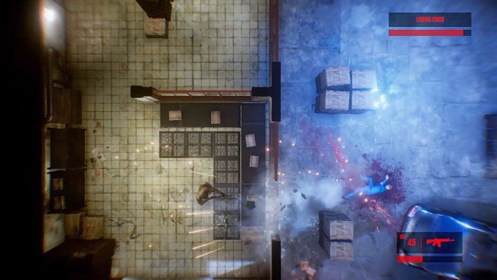 Commentary: This is quite an unusual stage, as you need to defeat the boss of the fourth chapter here - Leung Cheh - Chapter 4 - Yesterday | The Hong Kong Massacre Walkthrough - Walkthrough - The Hong Kong Massacre Guide