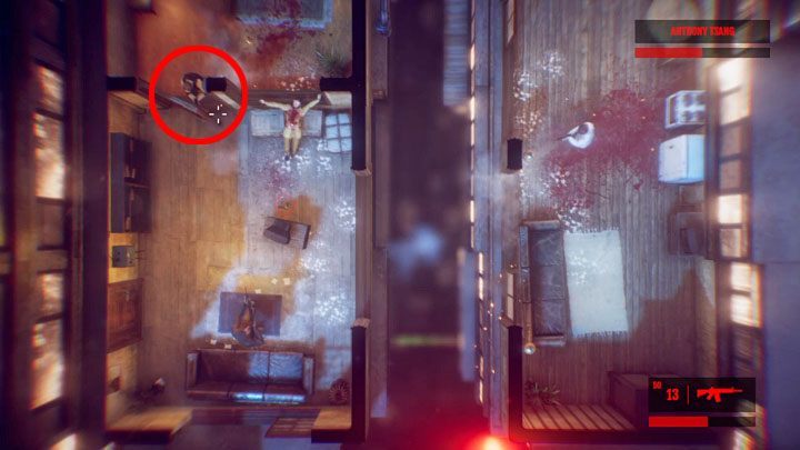 During the encounter you need to keep an eye on the regular enemies that will be appearing along the way - Chapter 5 - Today | The Hong Kong Massacre Walkthrough - Walkthrough - The Hong Kong Massacre Guide