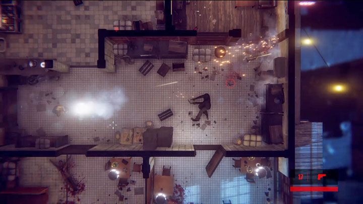 The northern room, the one shaped like a square, has one or two enemies - A walk in the park | Trophie of The Hong Kong Massacre - Appendix - The Hong Kong Massacre Guide