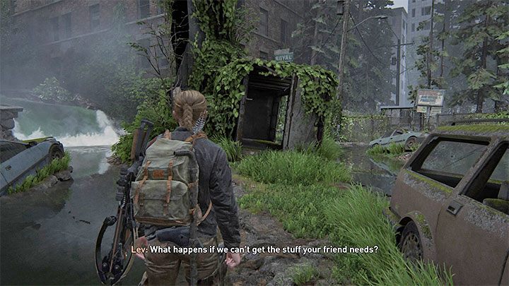 This secret can be found soon after the stage begins - The Last of Us 2: The Shortcut - collectibles, artefacts, coins - Seattle Day 2 - Abby - The Last of Us 2 Guide