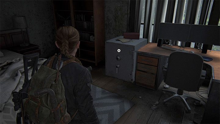 The safe is located inside apartment 302, in which you found the note described earlier - The Last of Us 2: The Shortcut - collectibles, artefacts, coins - Seattle Day 2 - Abby - The Last of Us 2 Guide