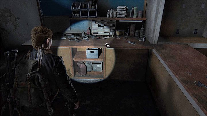 A workbench table is also located inside the Interbay building, in which you have found the collectible described above - The Last of Us 2: The Shortcut - collectibles, artefacts, coins - Seattle Day 2 - Abby - The Last of Us 2 Guide