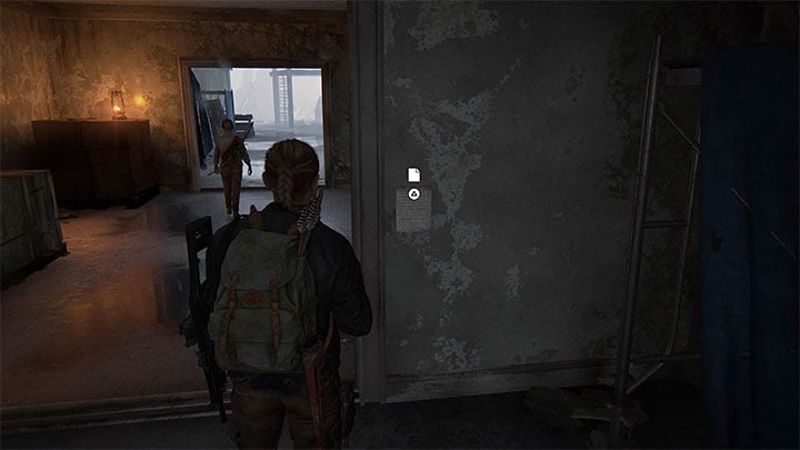 The desired document was nailed to one of the walls - The Last of Us 2: The Shortcut - collectibles, artefacts, coins - Seattle Day 2 - Abby - The Last of Us 2 Guide