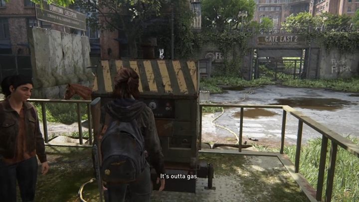 Dina will join you - The Last of Us 2: Packing Up, The Gate, Seattle Day 1 walkthrough - Seattle Day 1 - Ellie - The Last of Us 2 Guide