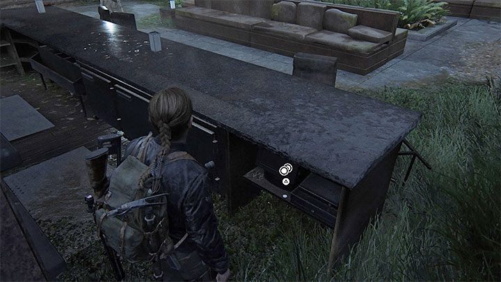 Youll find the coin under the long table - The Last of Us 2: The Descent - collectibles, artefacts, coins - Seattle Day 2 - Abby - The Last of Us 2 Guide