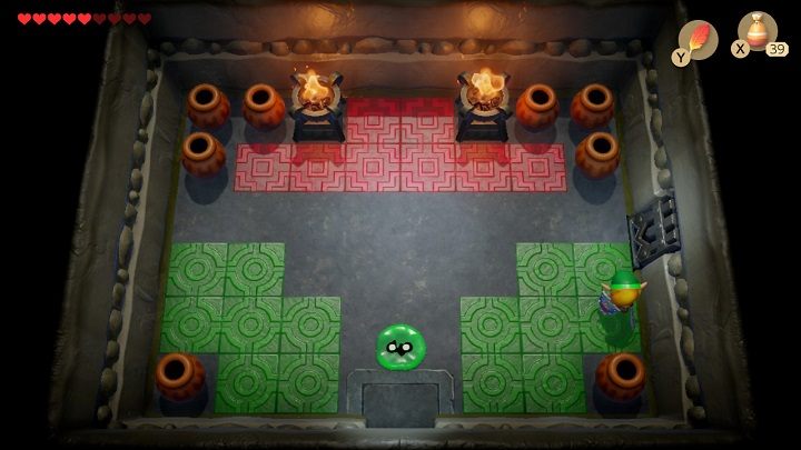 Go down the staircase and talk to the skeletons - Anglers Tunnel | Links Awakening Walkthrough - Walkthrough - Links Awakening Guide