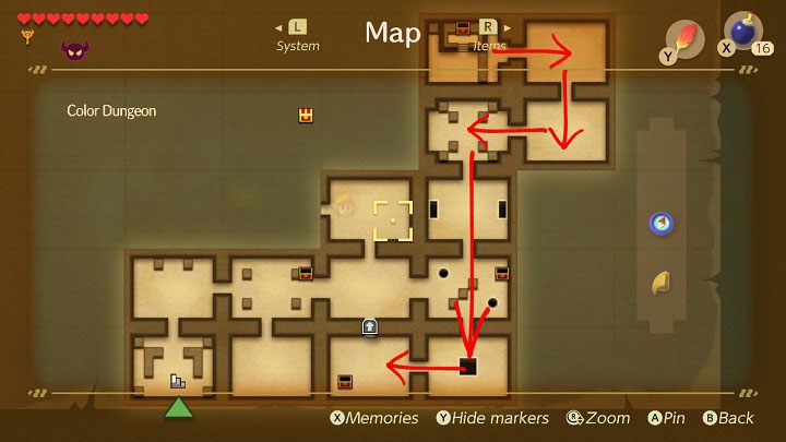 Go right and then go down - Anglers Tunnel | Links Awakening Walkthrough - Walkthrough - Links Awakening Guide