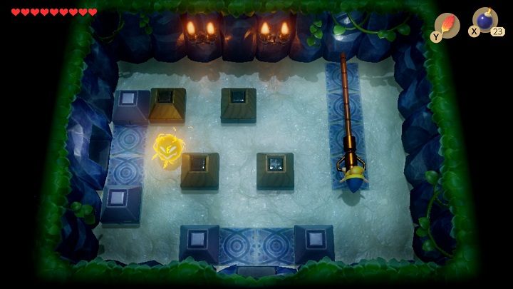 Go through the upper door - Anglers Tunnel | Links Awakening Walkthrough - Walkthrough - Links Awakening Guide