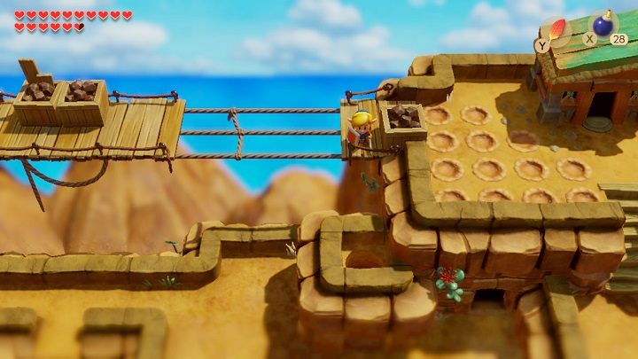 Come back to Tal Tal Mountain Range and go near the Henhouse - Turtle Rock | Links Awakening Walkthrough - Walkthrough - Links Awakening Guide