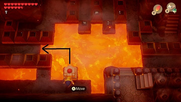 Go two rooms up and then turn right - Turtle Rock | Links Awakening Walkthrough - Walkthrough - Links Awakening Guide