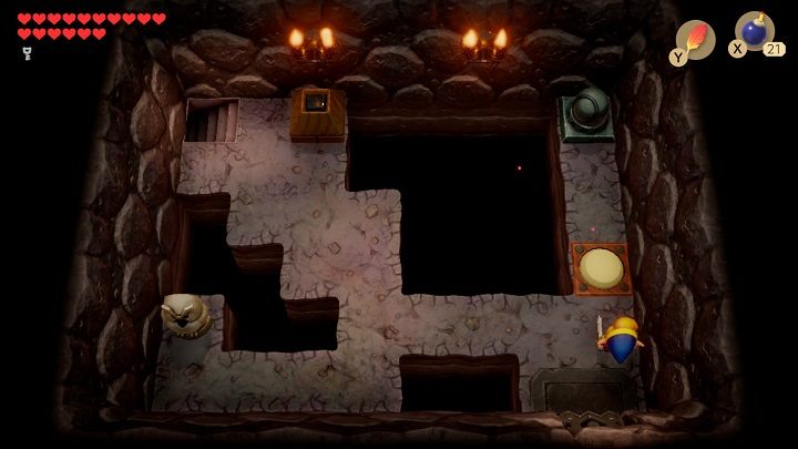 Go through the tunnel and take the last ladder up - Turtle Rock | Links Awakening Walkthrough - Walkthrough - Links Awakening Guide