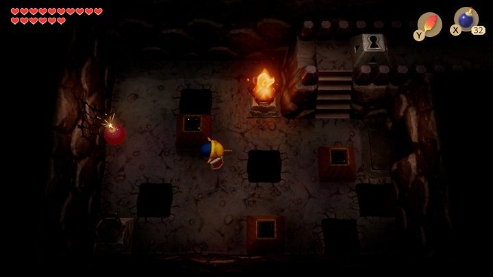 Smash the wall on the left to go to the next chamber - Turtle Rock | Links Awakening Walkthrough - Walkthrough - Links Awakening Guide