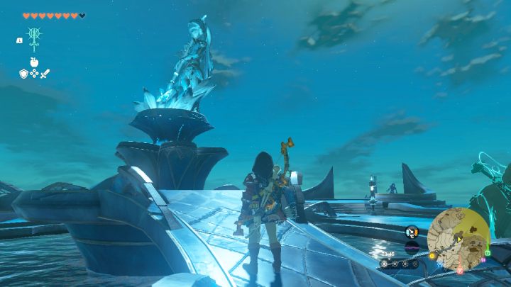 Return to Mipha's Court and go up the stairs to Shatterback Point - Zelda TotK: Sidon of the Zora - Walkthrough - Zelda Tears of the Kingdom Guide