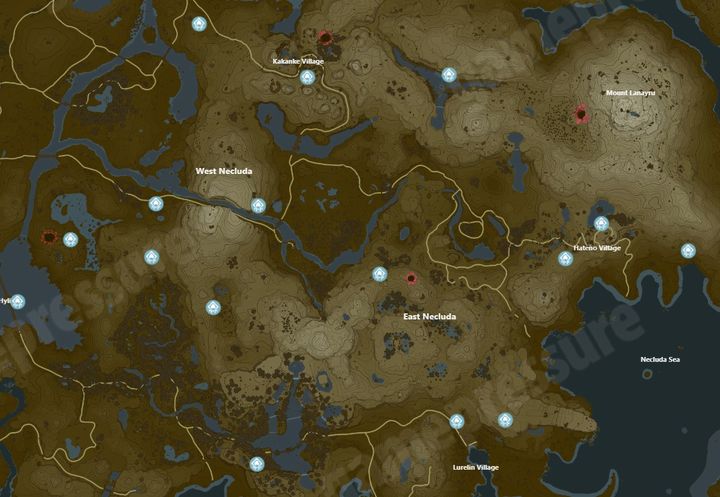 Enter the Susub Shrine and collect Light of Blessing - Zelda TotK: All Shrines in Necluda - Surface - Zelda Tears of the Kingdom Guide