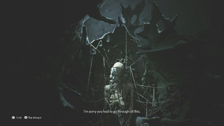 Put the mask in your inventory and go back to Bernard - The Medium: On the other side of the mirror - walkthrough - Walkthrough - The Medium Guide