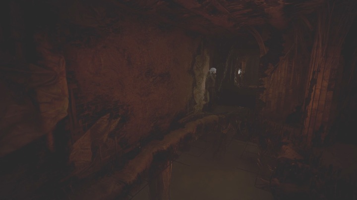 When you get to the other world, you have to slide on a narrow piece of floor - The Medium: On the other side of the mirror - walkthrough - Walkthrough - The Medium Guide