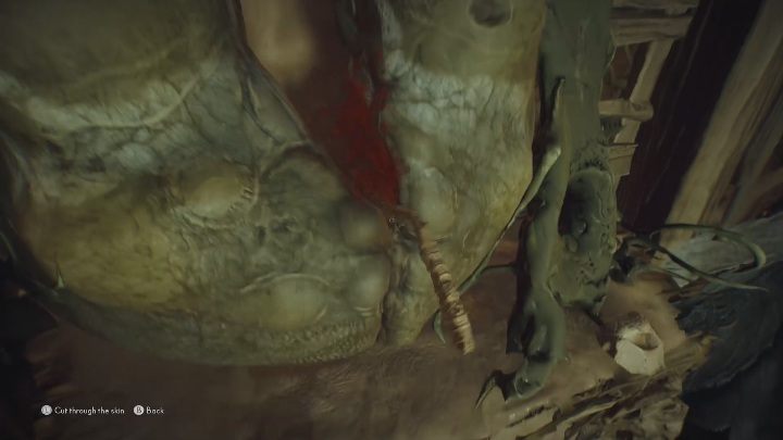 There is another skin near the fish figurine – cut it - The Medium: Thomas house - walkthrough - Walkthrough - The Medium Guide