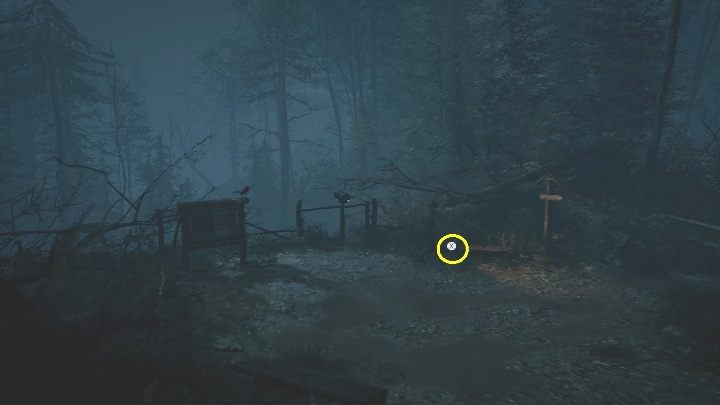 Location: This postcard is in the woods behind the Niwa Resort - The Medium: Postcards - list - Secrets and Collectibles - The Medium Guide