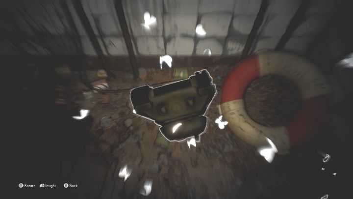 Move the cart for dirty clothes away and get to the toy - The Medium: Echoes - list - Secrets and Collectibles - The Medium Guide