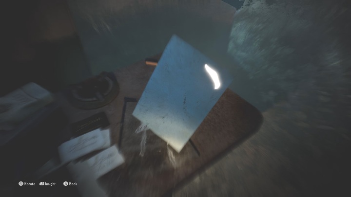 There is a small table right next to the bed - The Medium: Echoes - list - Secrets and Collectibles - The Medium Guide