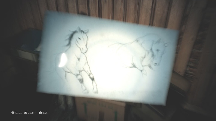 To find this echo, you must examine the drawing lying on the boxes - The Medium: Echoes - list - Secrets and Collectibles - The Medium Guide