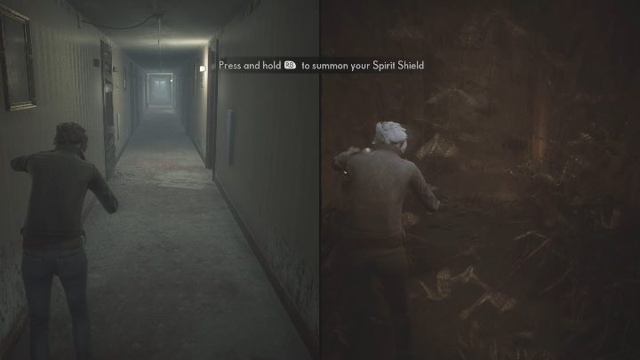 When you reach the hallway, your spiritual version will be attacked by moths - The Medium: Encounter with Sadness - walkthrough - Walkthrough - The Medium Guide