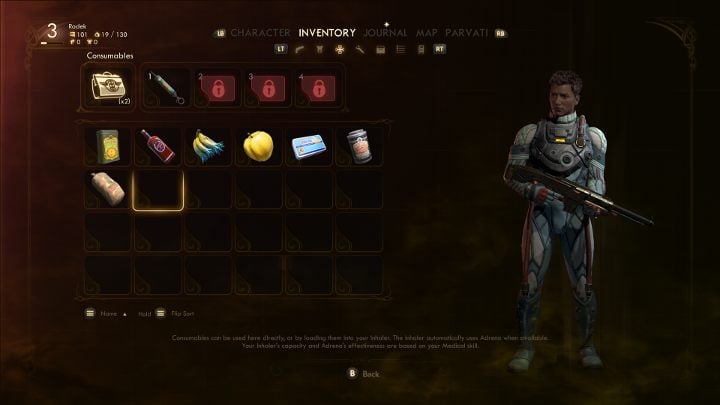 An item called Adreno is used for treatment. - How to regenerate health in The Outer Worlds? - FAQ - The Outer Worlds Guide