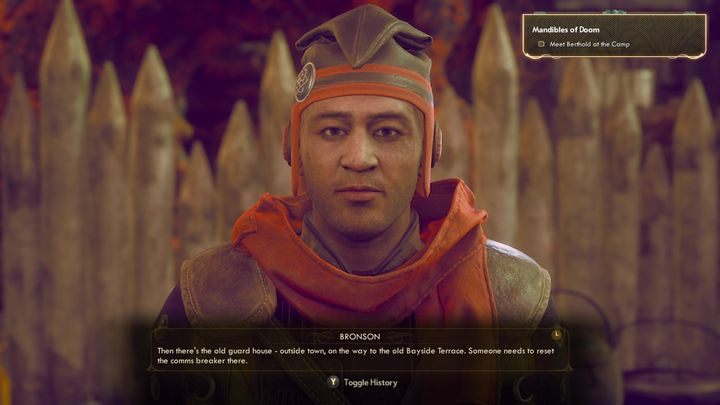 In order for Celeste to consider the costume complete, you must wear a suit of armor and a headpiece - Makes Space Suits, Wont Travel | The Outer Worlds side quest - Quests - The Outer Worlds Guide