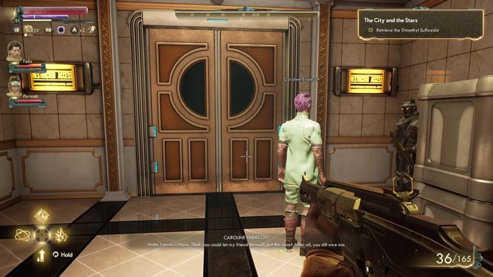 Next, reahc the upper floor and talk to the author of the message - The City and the Stars | The Outer Worlds Walkthrough - Phines questline - The Outer Worlds Guide