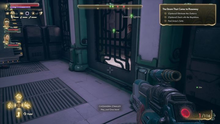 At some point, you will get into the dining room - The Doom That Came to Roseway | The Outer Worlds side quest - Roseway - The Outer Worlds Guide