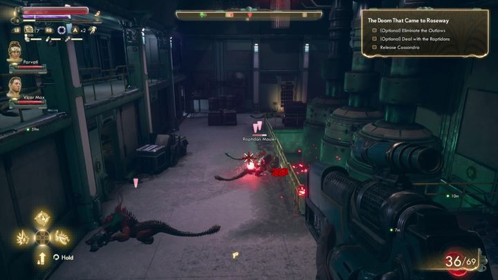 Once you get the map, you still need to clear an escape route for Cassandra - The Doom That Came to Roseway | The Outer Worlds side quest - Roseway - The Outer Worlds Guide