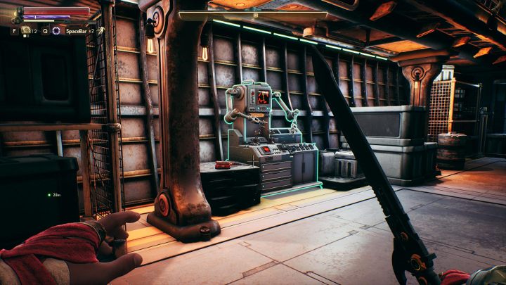 The fastest way to get something better than the starting pistol is to explore the spaceship. - Starting tips | The Outer World - Basics - The Outer Worlds Guide