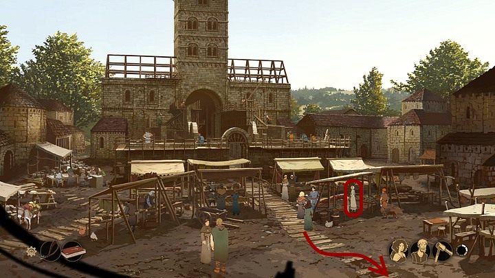 After that you can use your slingshot on her (after zooming out) - Martha suggests that Jack should use it to deal with every hornets nest that he will come across - Chapter Ten - The Rise of Kingsbridge (Kingsbridge - 5 years later) - Book Two: Sowing the Wind - The Pillars of the Earth Game Guide