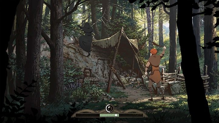 Miss the mysterious monk and he will run away. - Chapter Ten - The Rise of Kingsbridge (Kingsbridge - 5 years later) - Book Two: Sowing the Wind - The Pillars of the Earth Game Guide