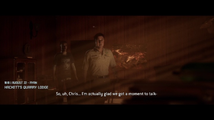Ryan will go with Chris to his office - The Quarry: Chapter 1 - walkthrough - Walkthrough - The Quarry - Game Guide