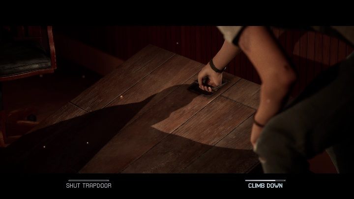 The hatch in the floor is very important - The Quarry: Chapter 2 - walkthrough - Walkthrough - The Quarry - Game Guide