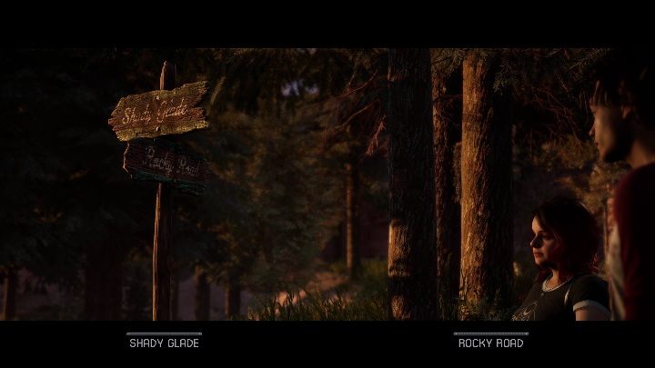 Nick goes with Abigail to get wood for the fire - The Quarry: Chapter 2 - walkthrough - Walkthrough - The Quarry - Game Guide