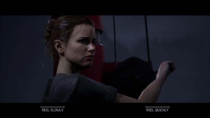 Chapter 4: When playing as Emma, perform all the QTE sequences correctly, and then choose the option to slowly coil the rope - The Quarry: Best ending - how to get it? - FAQ - The Quarry - Game Guide