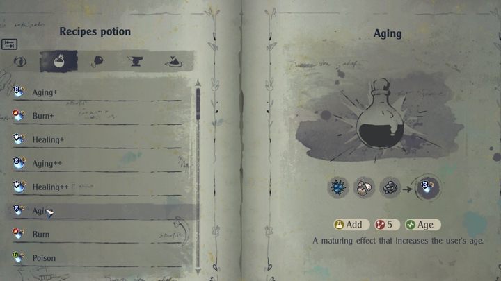 Ingredient - The Serpent Rogue: Potion brewing recipes - list - Potions - The Serpent Rogue Guide