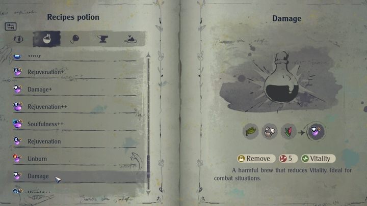 Ingredient - The Serpent Rogue: Potion brewing recipes - list - Potions - The Serpent Rogue Guide