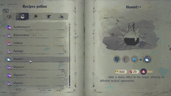 Ingredient - The Serpent Rogue: Potion brewing recipes - list - Potions - The Serpent Rogue Guide