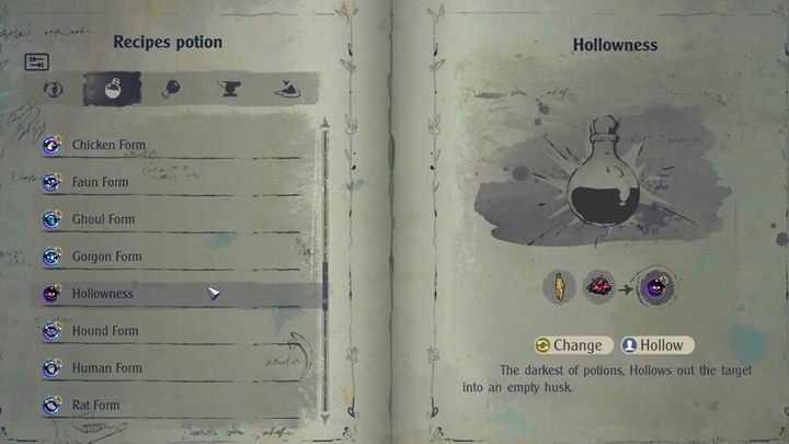 Ingredient - The Serpent Rogue: Potion brewing recipes - list - Potions - The Serpent Rogue Guide