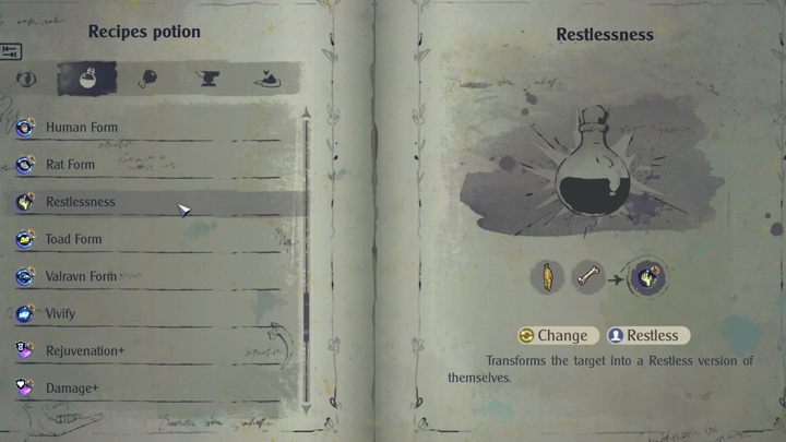 Ingredient - The Serpent Rogue: Potion brewing recipes - list - Potions - The Serpent Rogue Guide