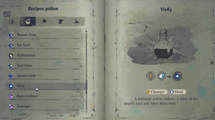 Ingredient - The Serpent Rogue: Potion brewing recipes - list - Potions - The Serpent Rogue Guide